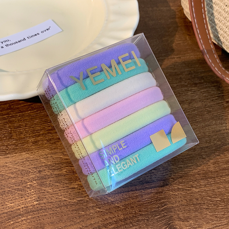 Lófarokhoz való hajgumi, textilből, kézzel készített, egyszerű stílus, magas elasztikusság, ősz 2025