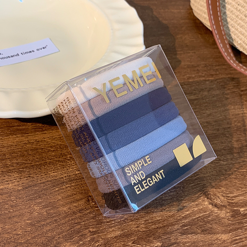 Lófarokhoz való hajgumi, textilből, kézzel készített, egyszerű stílus, magas elasztikusság, ősz 2025