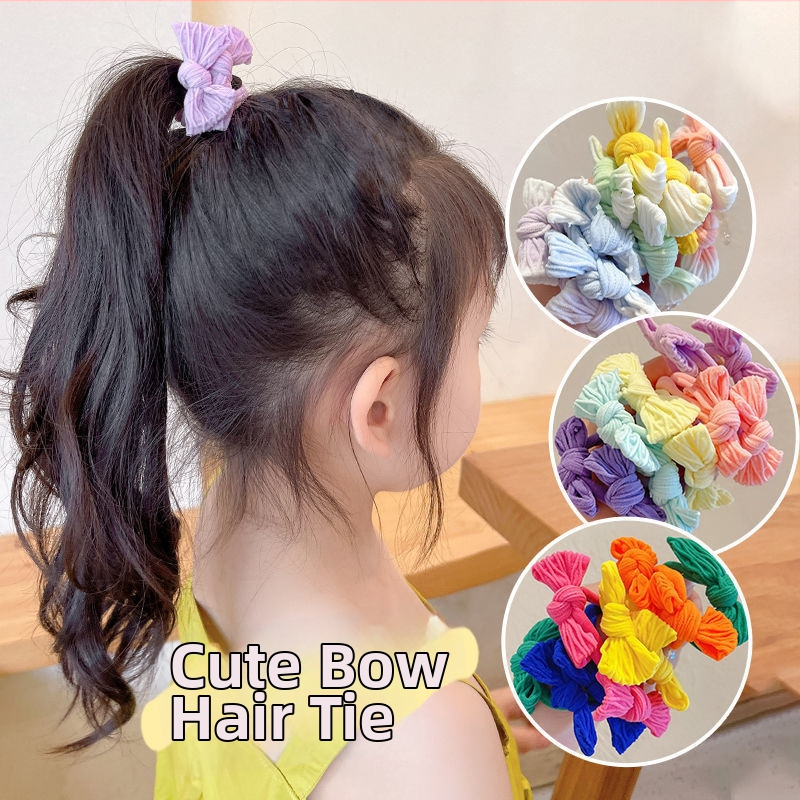 Detský doplnok do vlasov s mašličkou z nylonu, ručne vyrobený, sladký štýl, pokrývka hlavy, Jar 2023