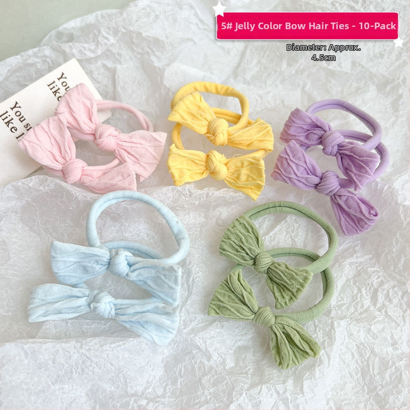 Vaikų plaukų aksesuaras su kaspinu iš nailono, rankų darbas, saldus stilius, galvos aksesuaras, pavasaris 2023