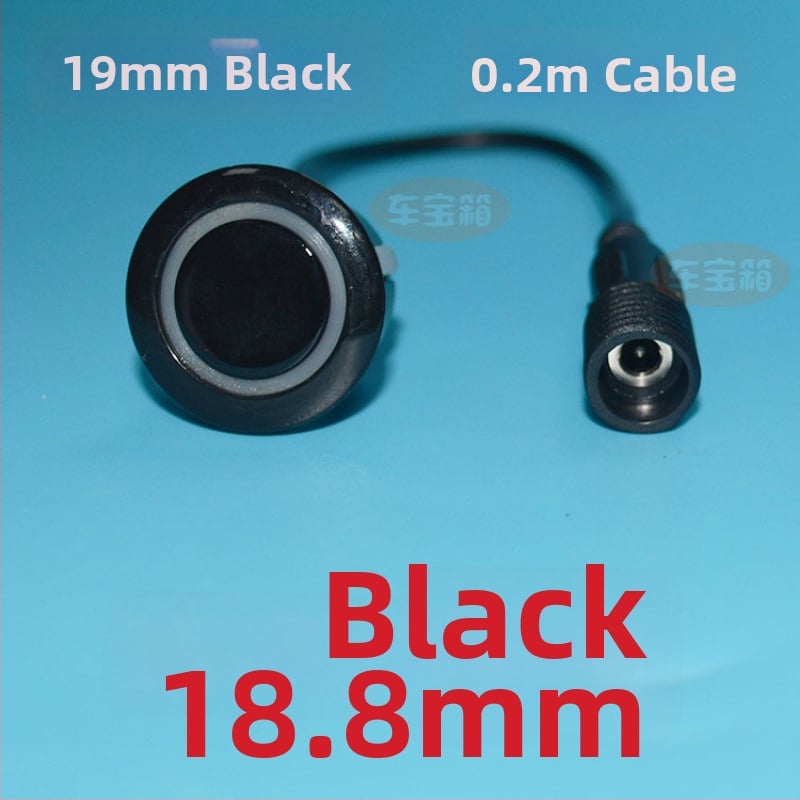 Зонд за автомобилен паркинг радар с кръгъл резбован интерфейс — 2 зонда, 12V захранване, работна температура 20–70°C