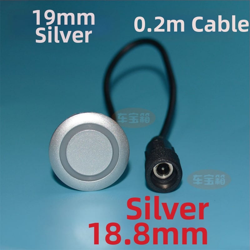 Зонд за автомобилен паркинг радар с кръгъл резбован интерфейс — 2 зонда, 12V захранване, работна температура 20–70°C