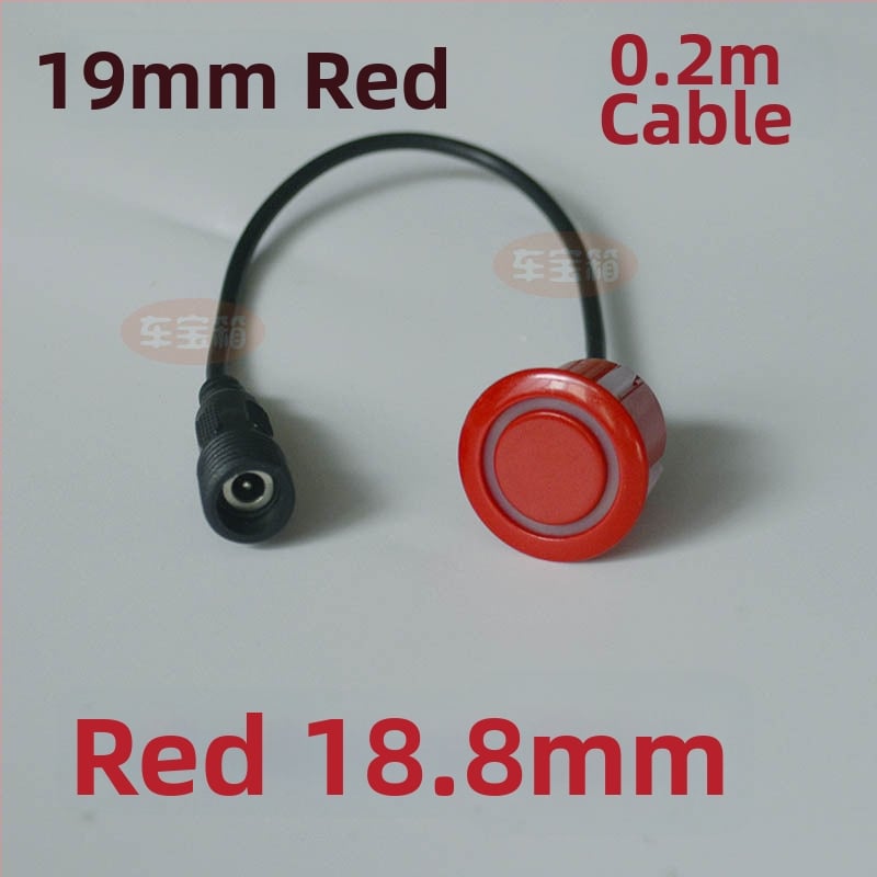 Зонд за автомобилен паркинг радар с кръгъл резбован интерфейс — 2 зонда, 12V захранване, работна температура 20–70°C