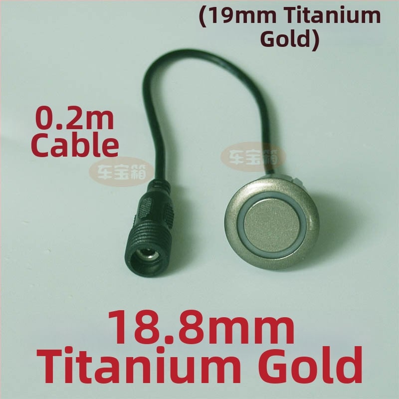 Зонд за автомобилен паркинг радар с кръгъл резбован интерфейс — 2 зонда, 12V захранване, работна температура 20–70°C