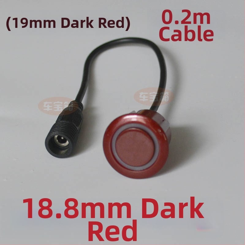 Зонд за автомобилен паркинг радар с кръгъл резбован интерфейс — 2 зонда, 12V захранване, работна температура 20–70°C