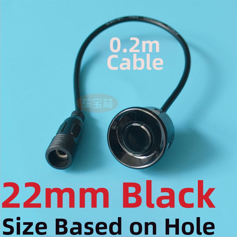 Зонд за автомобилен паркинг радар с кръгъл резбован интерфейс — 2 зонда, 12V захранване, работна температура 20–70°C