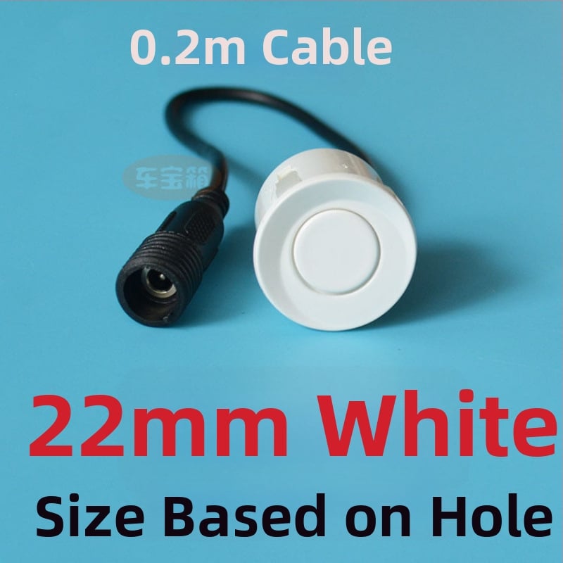 Зонд за автомобилен паркинг радар с кръгъл резбован интерфейс — 2 зонда, 12V захранване, работна температура 20–70°C