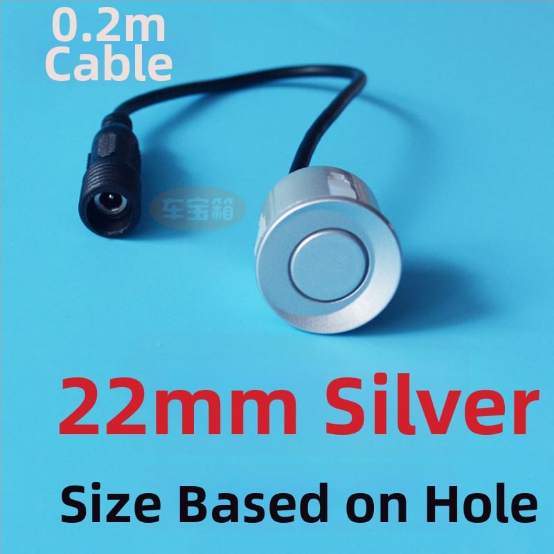 Зонд за автомобилен паркинг радар с кръгъл резбован интерфейс — 2 зонда, 12V захранване, работна температура 20–70°C