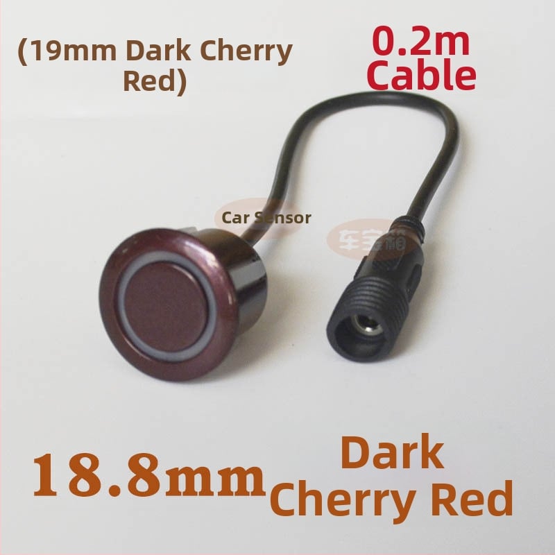 Зонд за автомобилен паркинг радар с кръгъл резбован интерфейс — 2 зонда, 12V захранване, работна температура 20–70°C