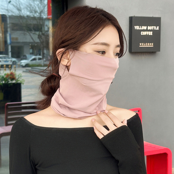 Γυναικεία λεπτή μάσκα Shark με προστασία από τον ήλιο – αναπνεύσιμη μάσκα προσώπου με πλήρη κάλυψη κεφαλής-λαιμού, φρέσκο και γλυκό στυλ