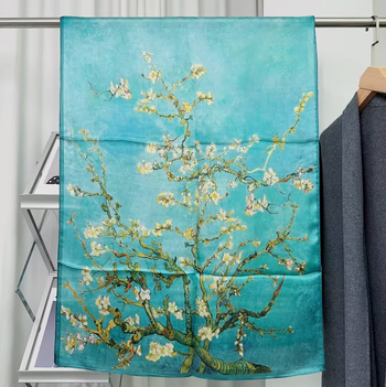 Šilko šalikas, 100% šilkas, paprasta audinys, 2025 m. pavasario leidimas, madingas miesto stilius, spaudinys