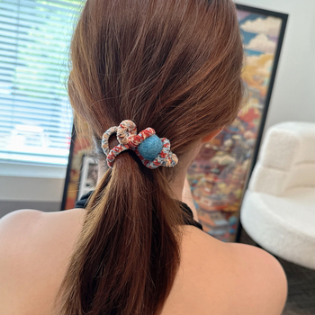 Vilnos plaukų juosta, rankų darbo, įkvėpta Japonijos ir Korėjos stiliaus, aukštas elastingumas, stilius šviežias ir saldus