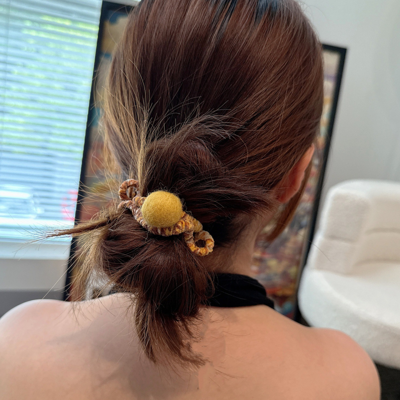 Vilnos plaukų juosta, rankų darbo, įkvėpta Japonijos ir Korėjos stiliaus, aukštas elastingumas, stilius šviežias ir saldus