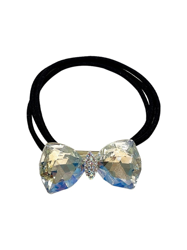 Krištolo plaukų kaspinėlis, korėjietiško stiliaus, gaivi ir saldi; medžiaga: krištolas; apdorojimas: elektroplatingas