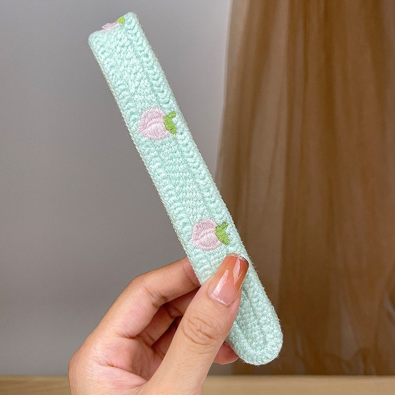 Gyerekeknek szóló hajkiegészítő: Velcro-s tincs klipe és fejpánt, természetes stílus, friss és édes