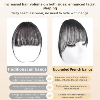 Moterų peruka iš tikrų žmogaus plaukų su tiesiais kirpčiukais; be siūlių lengvas dizainas; mechanizuotas apdorojimas; negalima dažyti ar garbanoti; kilmė Henan