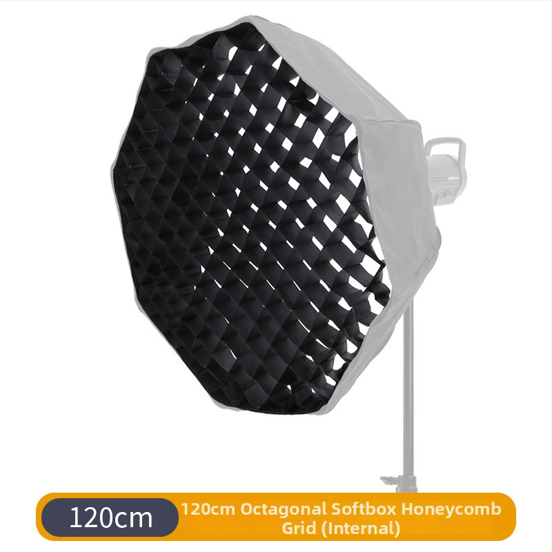 Softbox režģ ar bišu šūnu — garš taisnstūra astoņstūra dziļš parabolisks olu režģ Jinbei Shenniu priekš (Zīmols: An shi shui; Režģis: bišu šūnas; Saderība: Jinbei Shenniu; Paraboliskā dziļums: Dziļš)