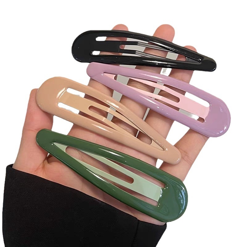 Metāla BB matu klips Cold Beauty, vienkāršs stils, bake varnish pārklājums, sievietēm galvas rotā, pavasaris 2023