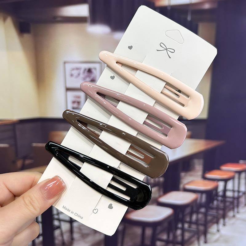 Metāla BB matu klips Cold Beauty, vienkāršs stils, bake varnish pārklājums, sievietēm galvas rotā, pavasaris 2023