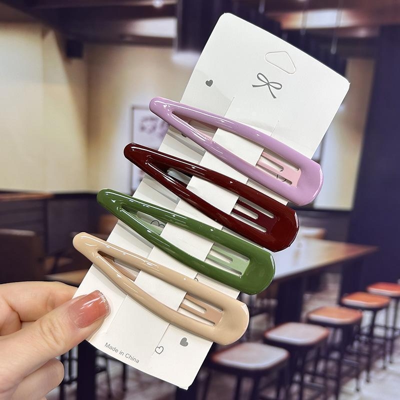 Metāla BB matu klips Cold Beauty, vienkāršs stils, bake varnish pārklājums, sievietēm galvas rotā, pavasaris 2023