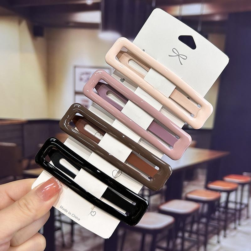 Metāla BB matu klips Cold Beauty, vienkāršs stils, bake varnish pārklājums, sievietēm galvas rotā, pavasaris 2023