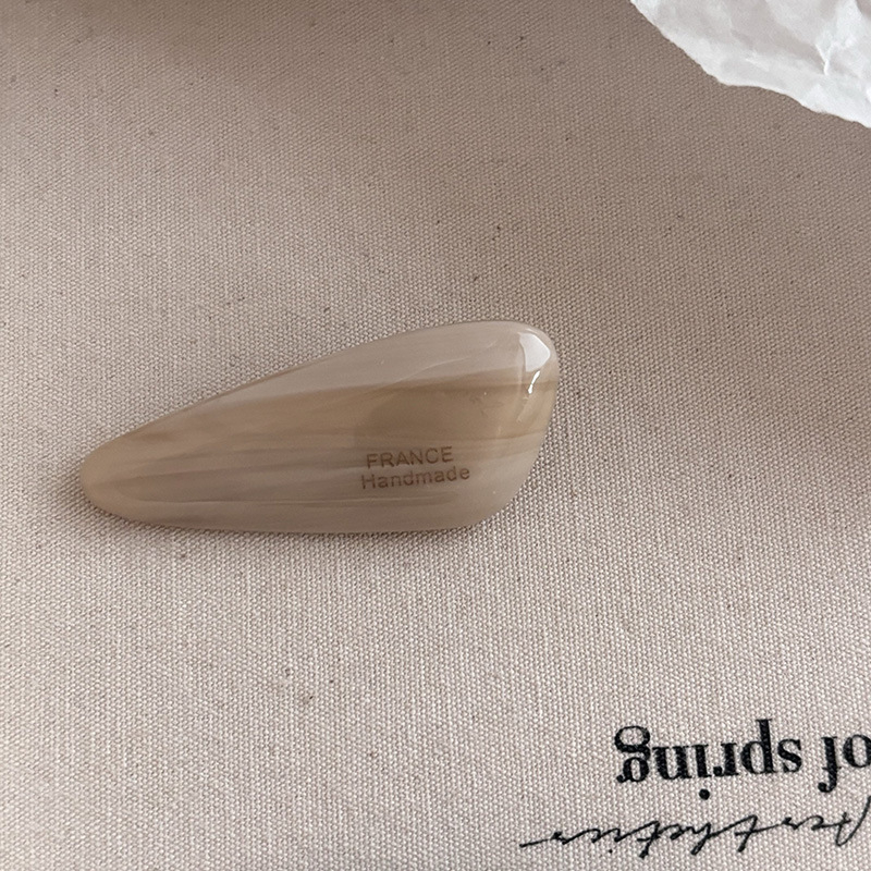 Ručno izrađeni klips za kosu od octene kiseline, bočni ovalni klip za pramenove, bangs klips, ženski dodaci, modni OL stil