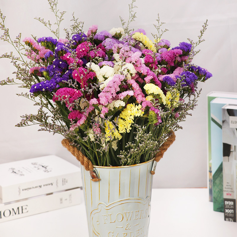 Sauss ziedu pušķis dzīvojamai istabai dekorēšanai; Materiāls: zīda ziedi; Veids: narcis; Zīmols: Source Factory