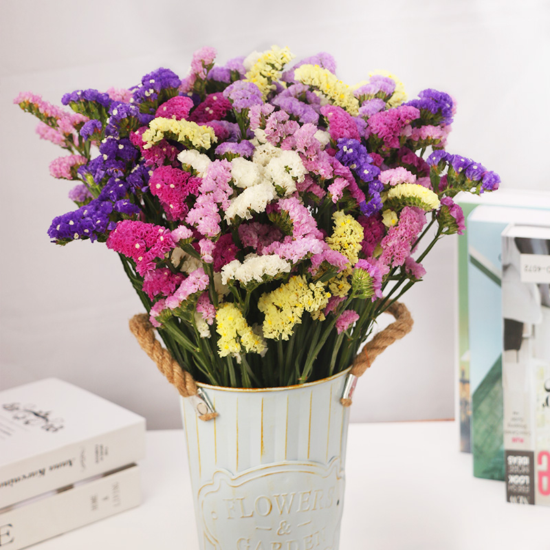 Sauss ziedu pušķis dzīvojamai istabai dekorēšanai; Materiāls: zīda ziedi; Veids: narcis; Zīmols: Source Factory