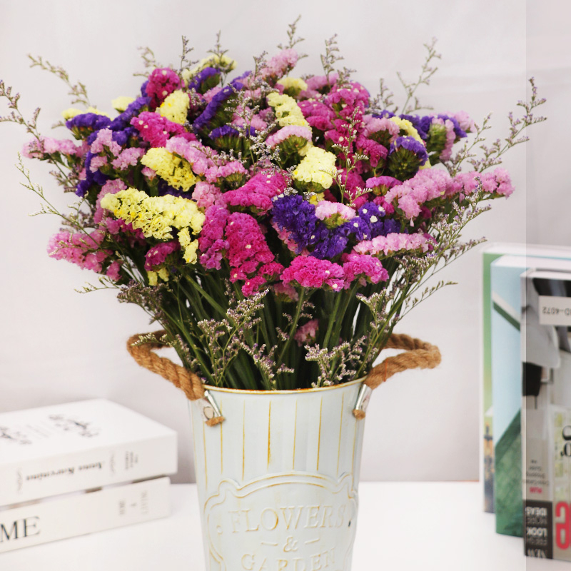 Sauss ziedu pušķis dzīvojamai istabai dekorēšanai; Materiāls: zīda ziedi; Veids: narcis; Zīmols: Source Factory