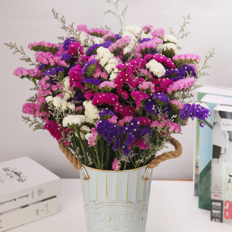 Sauss ziedu pušķis dzīvojamai istabai dekorēšanai; Materiāls: zīda ziedi; Veids: narcis; Zīmols: Source Factory