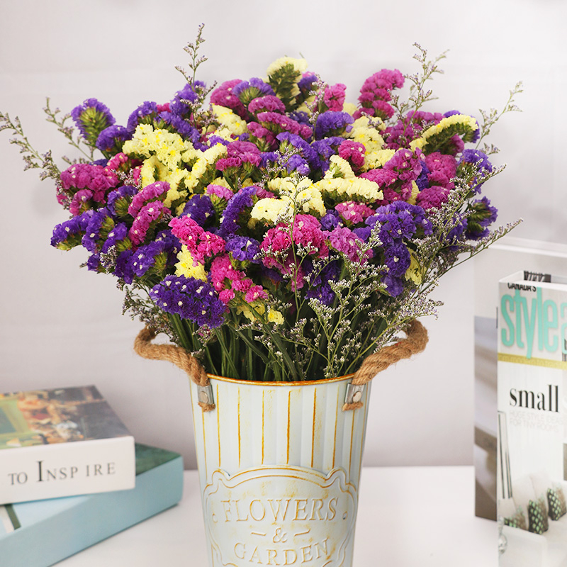 Sauss ziedu pušķis dzīvojamai istabai dekorēšanai; Materiāls: zīda ziedi; Veids: narcis; Zīmols: Source Factory