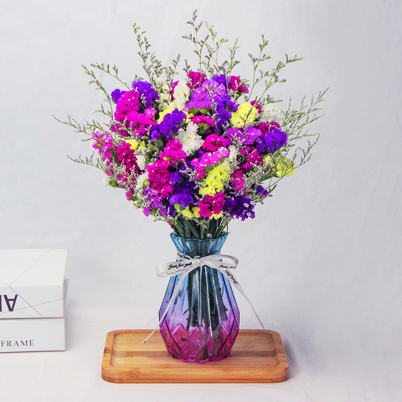 Sauss ziedu pušķis dzīvojamai istabai dekorēšanai; Materiāls: zīda ziedi; Veids: narcis; Zīmols: Source Factory