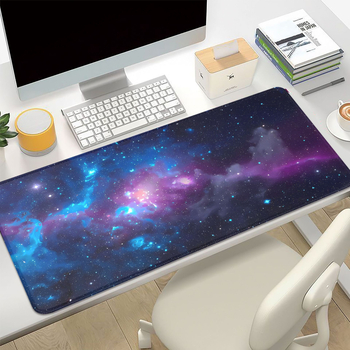 Персонализирана подложка за мишка от гума и кожа, двустранна офисна настолна подложка, печат на лого с топлинен трансфер, OEM обработка