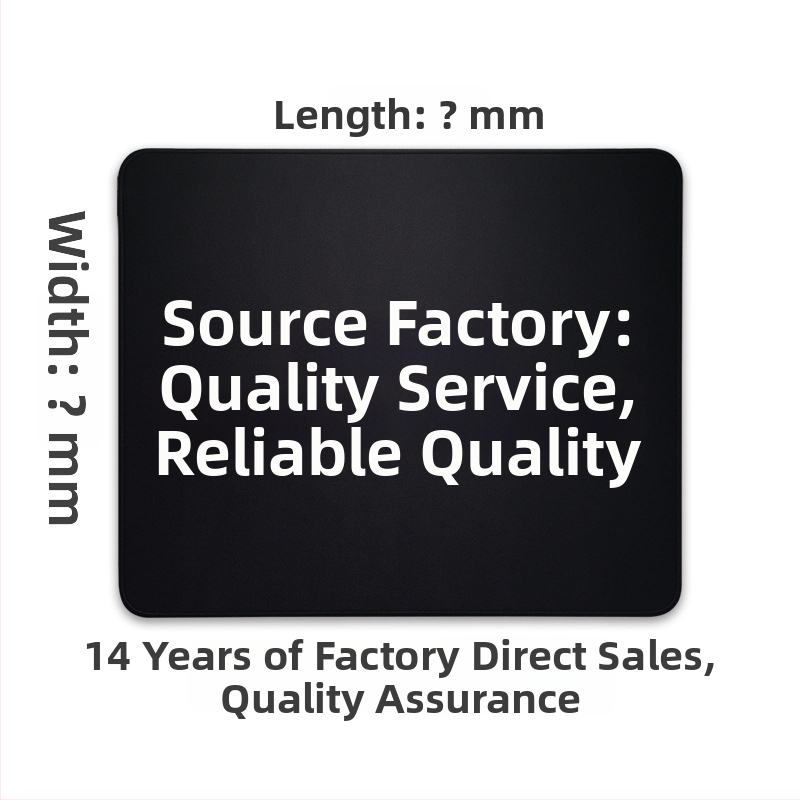 Персонализирана подложка за мишка от гума и кожа, двустранна офисна настолна подложка, печат на лого с топлинен трансфер, OEM обработка