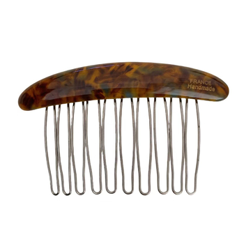 Jiashang ацетатен гребен за коса за жени - прост стил, геометрична форма, аметистен кристал, обработка: печено покритие