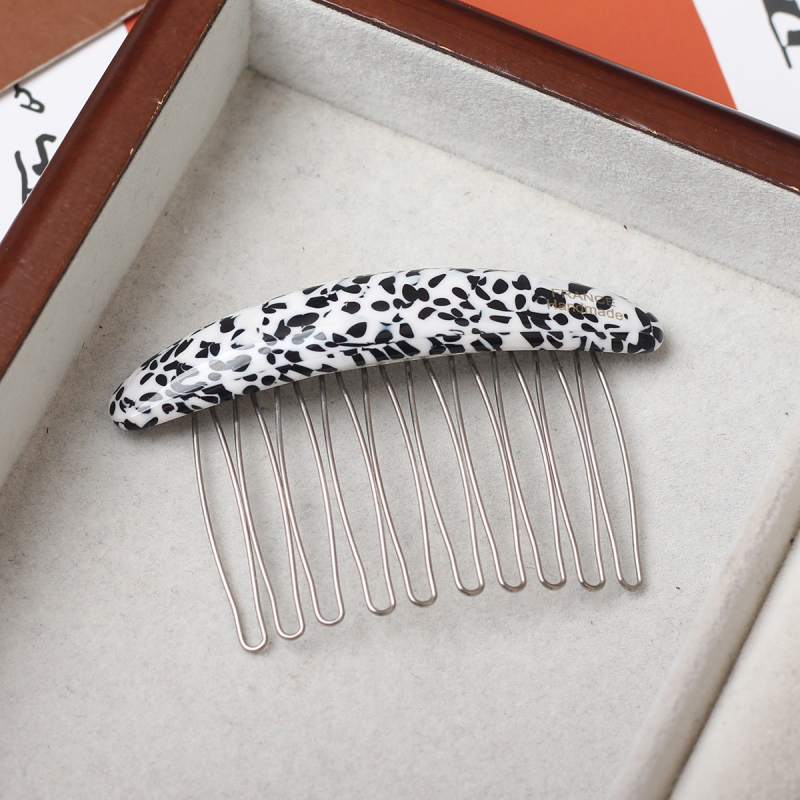 Гребен за коса от ацетат, винтидж стил и дамски дизайн, ръчна изработка, марка Aitong, пакет на едро