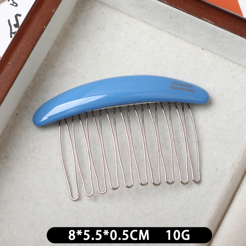 Гребен за коса от ацетат, винтидж стил и дамски дизайн, ръчна изработка, марка Aitong, пакет на едро