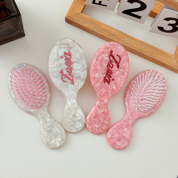 Гребен за коса с геометрична форма, ръчно изработен, материал оцетна киселина, унисекс стил на знаменитост, възможност за персонализация