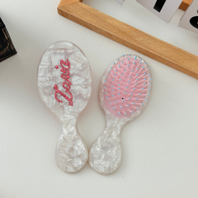 Гребен за коса с геометрична форма, ръчно изработен, материал оцетна киселина, унисекс стил на знаменитост, възможност за персонализация