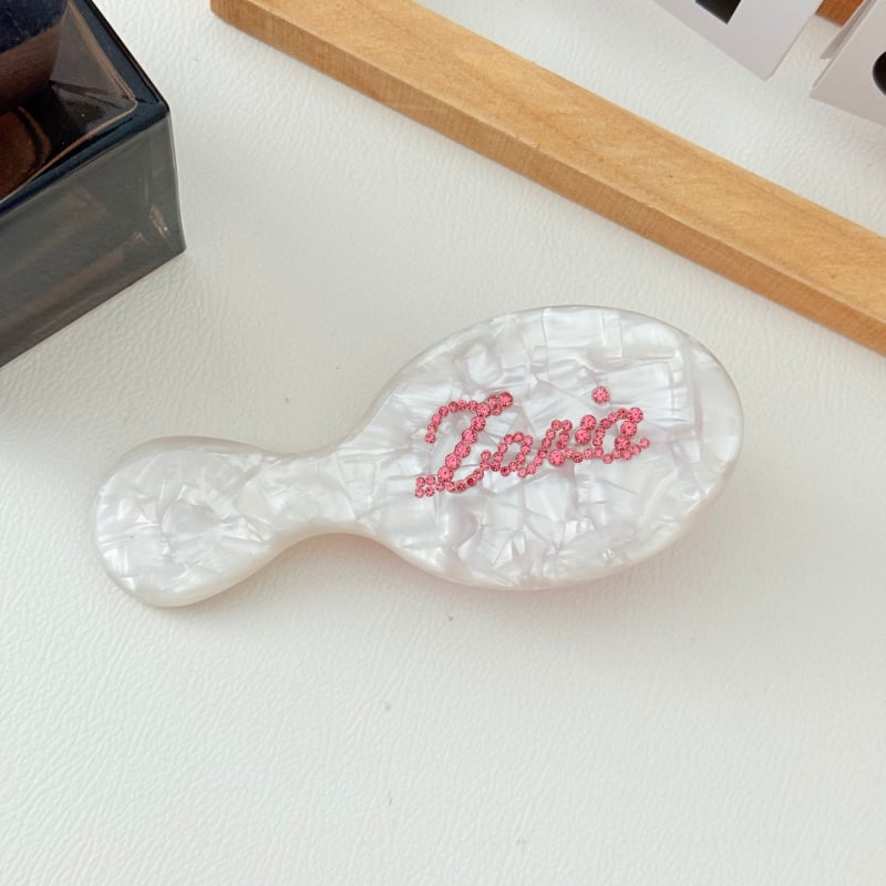 Гребен за коса с геометрична форма, ръчно изработен, материал оцетна киселина, унисекс стил на знаменитост, възможност за персонализация