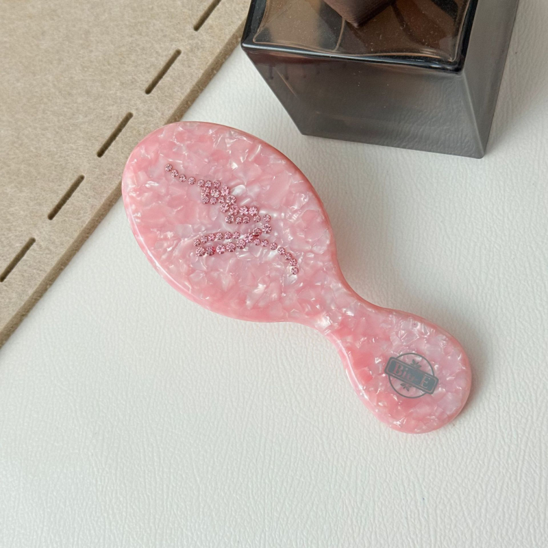 Гребен за коса с геометрична форма, ръчно изработен, материал оцетна киселина, унисекс стил на знаменитост, възможност за персонализация