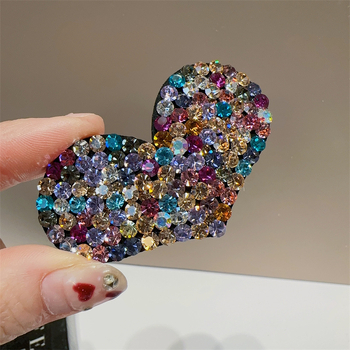 Klip za kosu sa kristalima, korejski stil, ručna izrada, BB klipsa, ljeto 2023, za žene