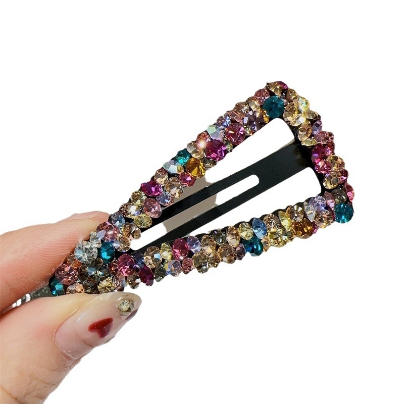 Klip za kosu sa kristalima, korejski stil, ručna izrada, BB klipsa, ljeto 2023, za žene
