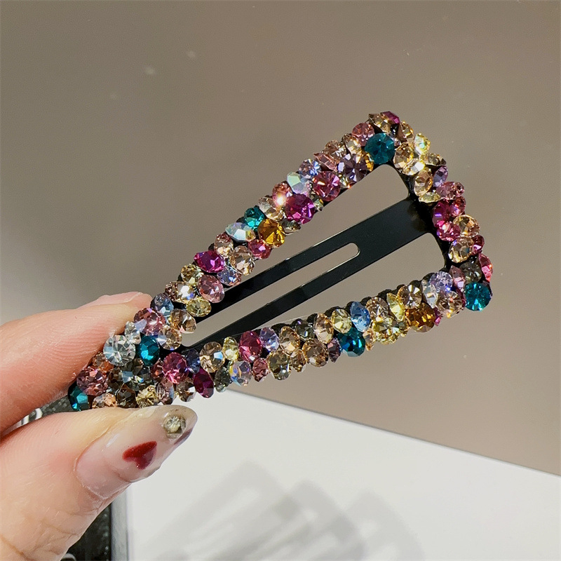 Klip za kosu sa kristalima, korejski stil, ručna izrada, BB klipsa, ljeto 2023, za žene