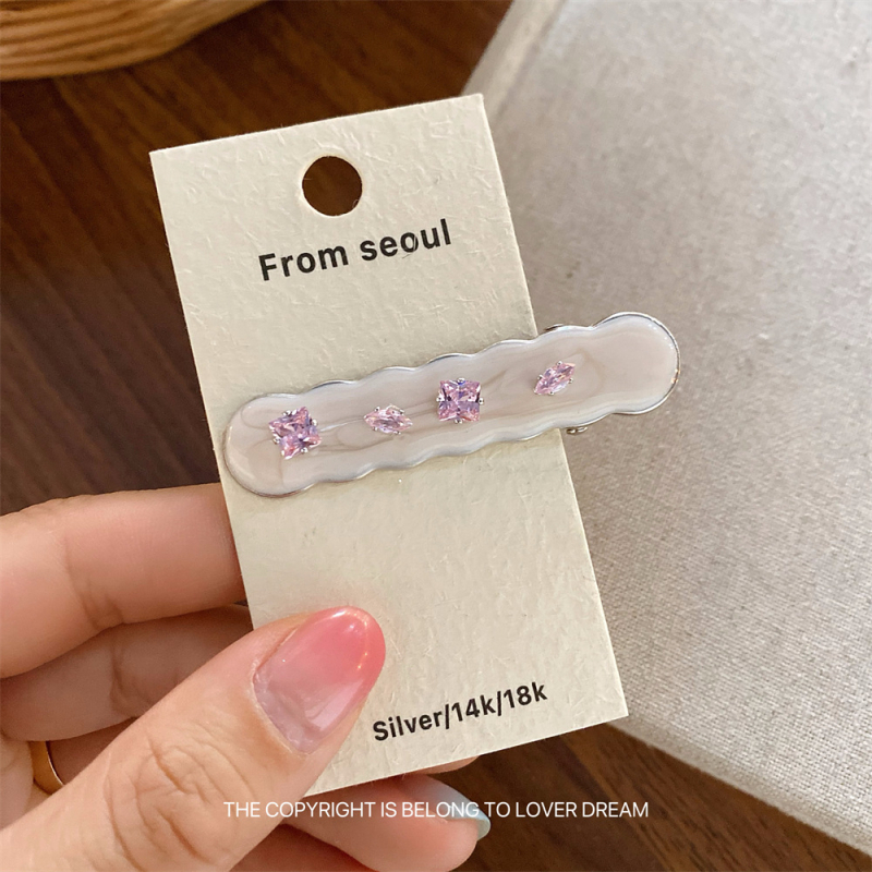 Vlasni pribor – štipaljka za kosu tip kljun, korejski stil, završetak kapljanjem ulja, miješani materijali, svježi i slatki stil