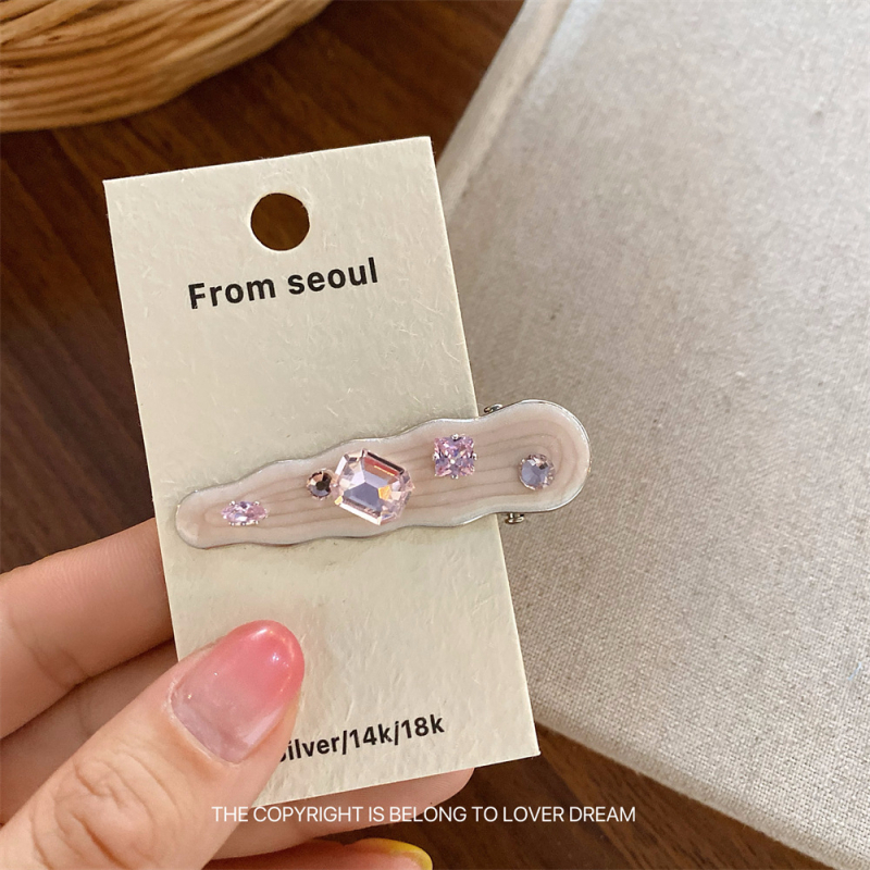 Vlasni pribor – štipaljka za kosu tip kljun, korejski stil, završetak kapljanjem ulja, miješani materijali, svježi i slatki stil