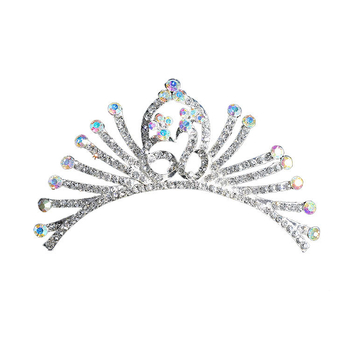 Vjenčani dodatak za kosu u korejskom stilu, korona od legure s elektroplatiranjem