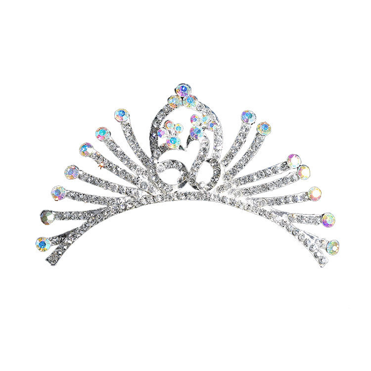 Vjenčani dodatak za kosu u korejskom stilu, korona od legure s elektroplatiranjem