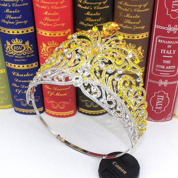 Krona od legure za žene – egzotičan stil, bijeli kristali, prilagodljivo, za vjenčanja i natjecanja ljepote