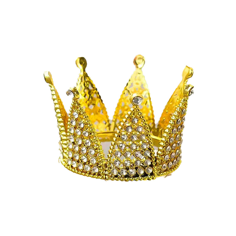 Trokutasta biserna kruna za vjenčanje i tortu – plastična tiara, ručna izrada, kristalni ukrasi